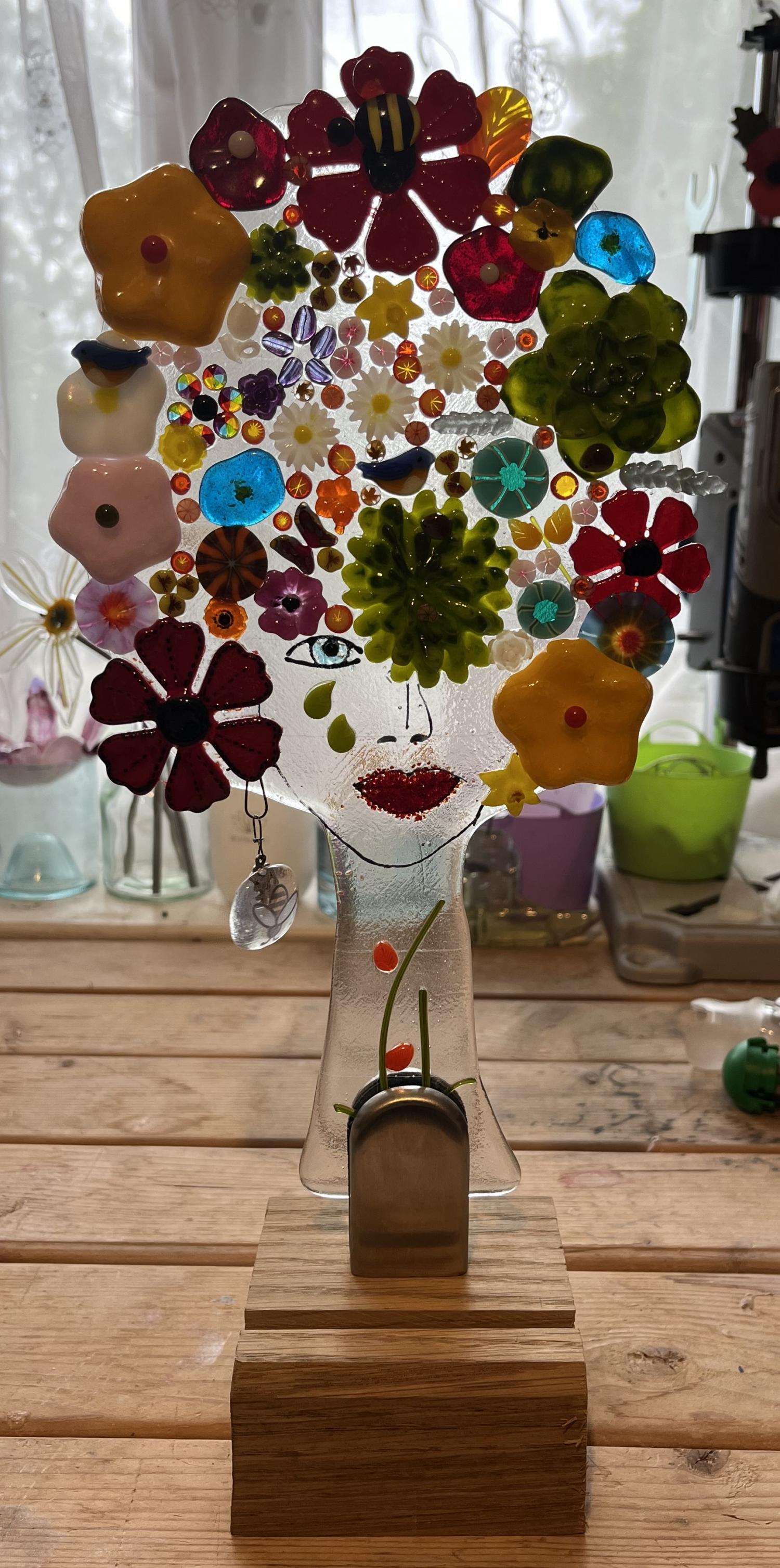 Flower Lady  - Commissions -  Xrissy CRAFTY