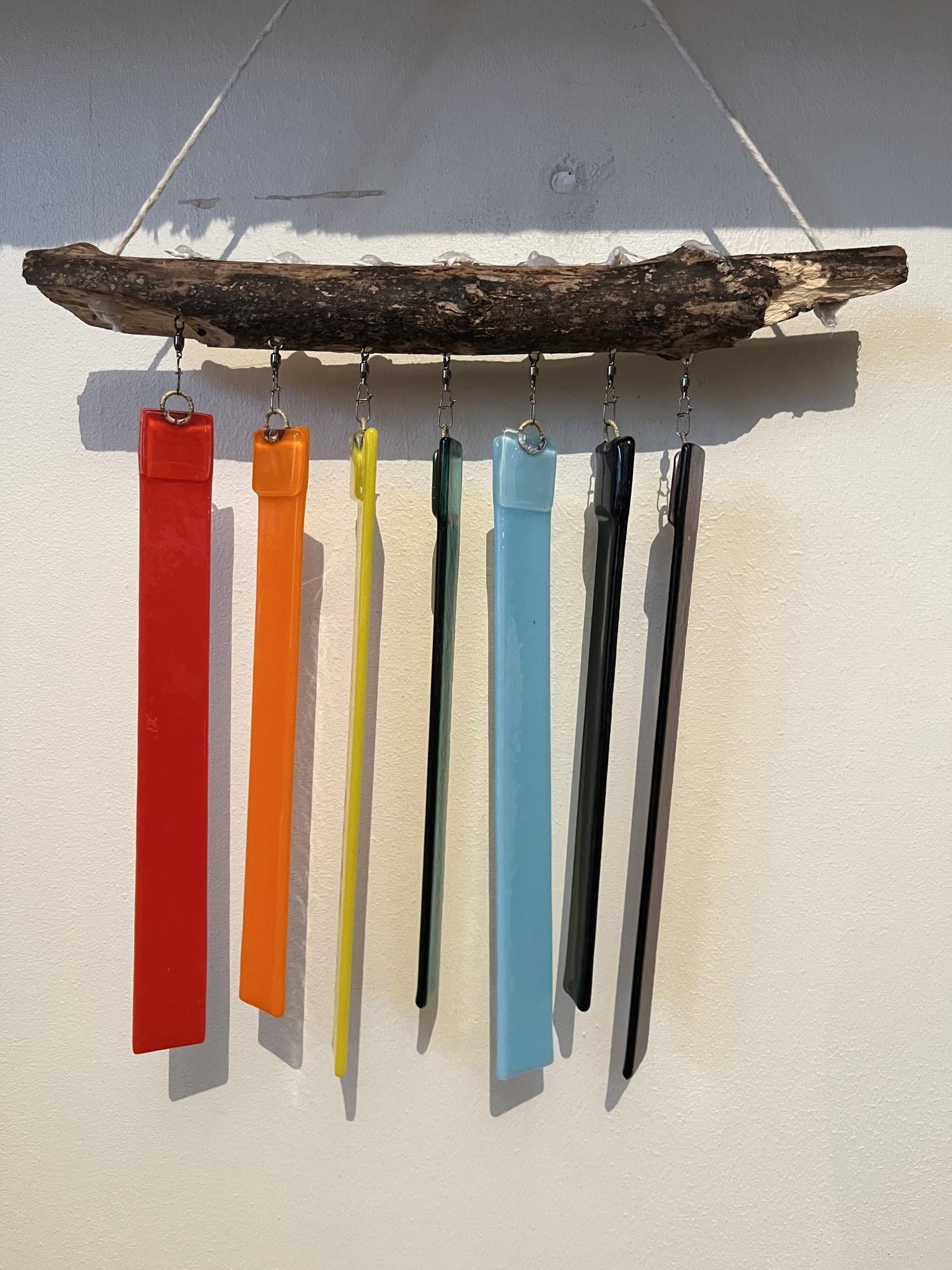 Rainbow Wind Chime  - Commissions -  Xrissy CRAFTY