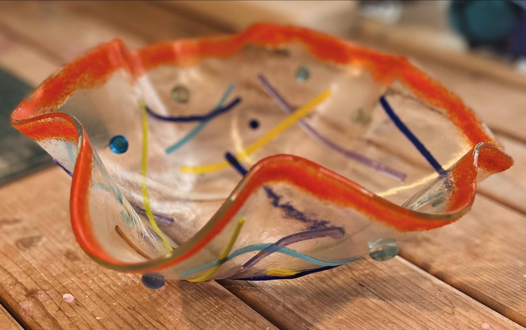 Wave Glass Bowl 