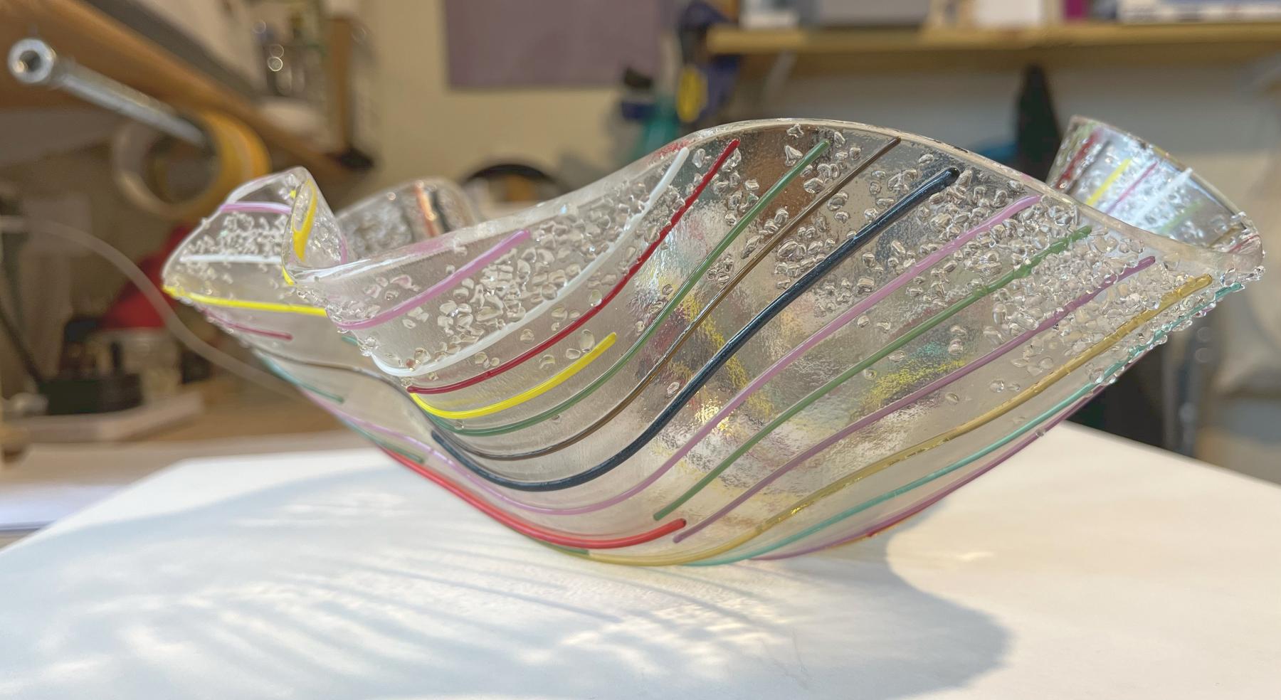 Wave Glass Bowl 